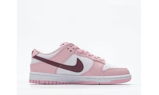 Red (GS) Pink CW1590-601 Dunk Low White Foam Nike   0702